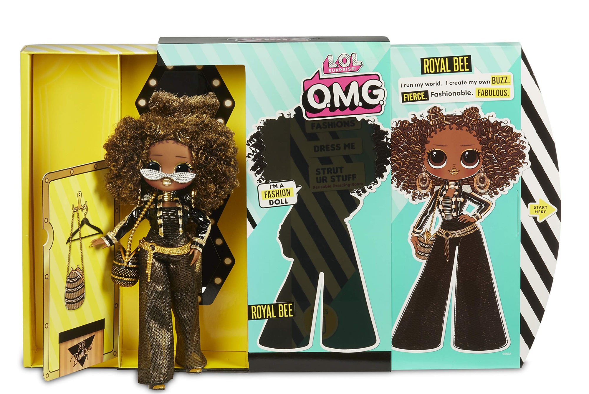 lol omg dolls royal bee