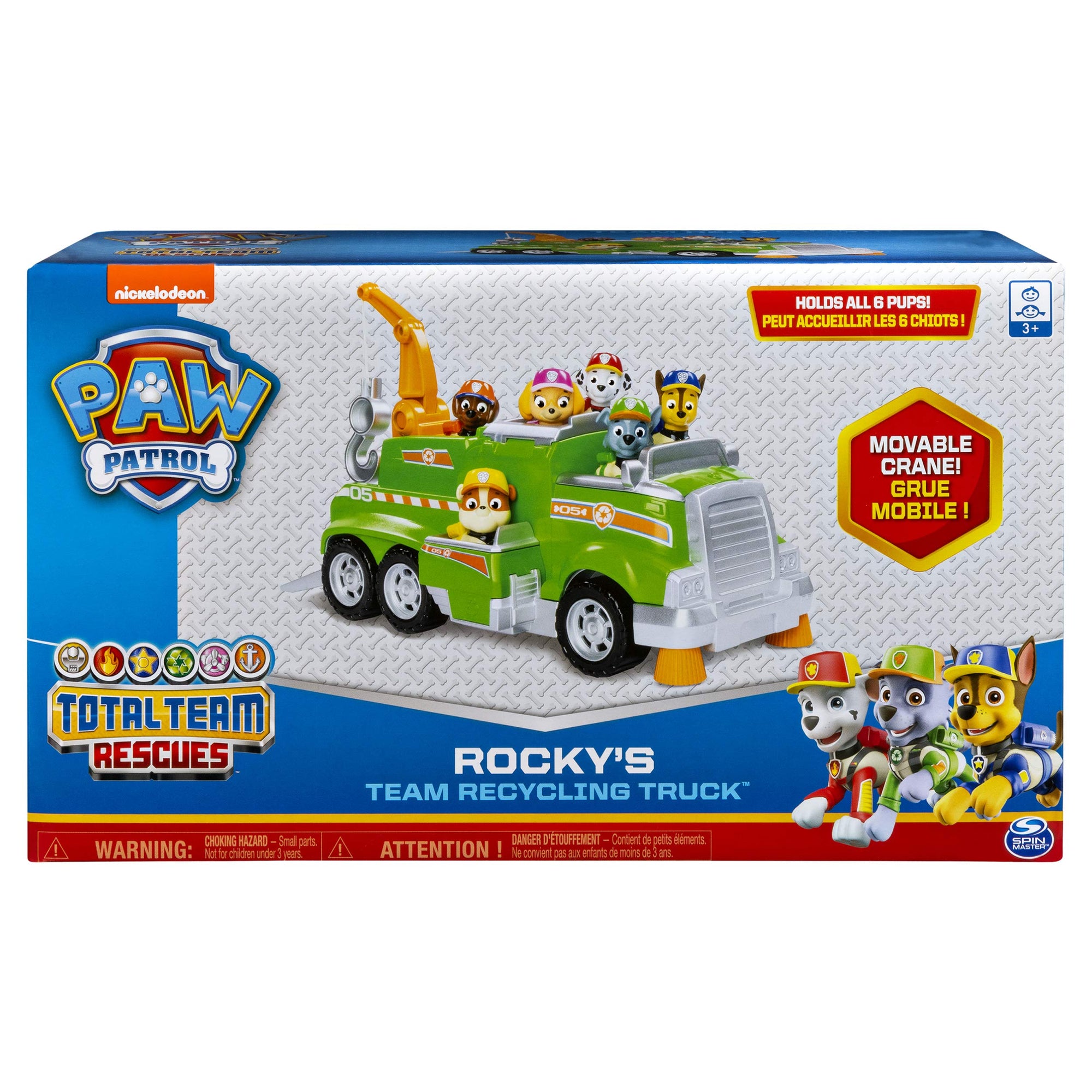 rocky's ultimate rescue recycling truck