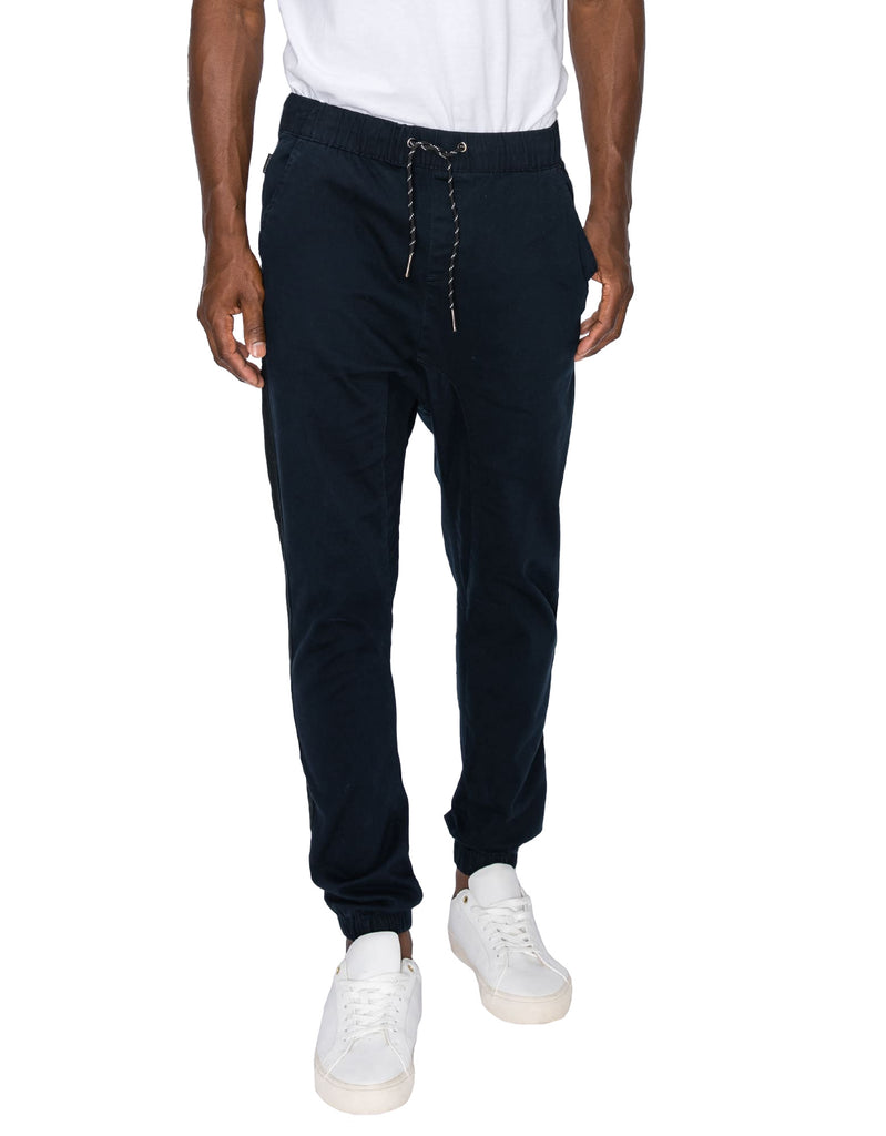 EWC-601JN Navy Stretch Twill Joggers – Ethan Williams Clothing