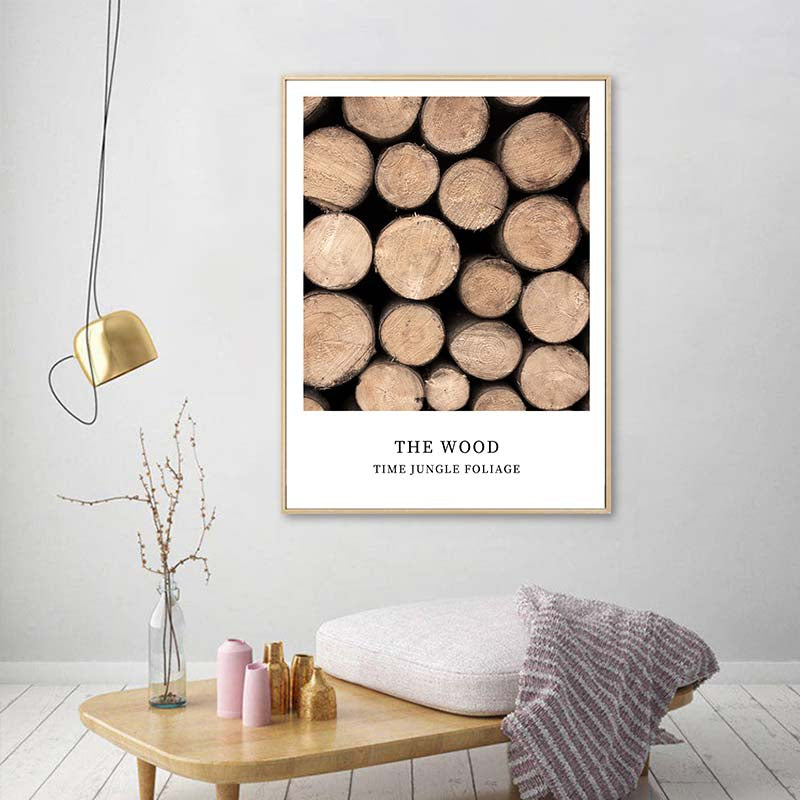 Scandinavian Forest Landscape Wall Art Fine Art Rustic Nordic Nature Tree Rings Deer Canvas Wood Prints Minimalist Pictures For Modern Country Home Decor