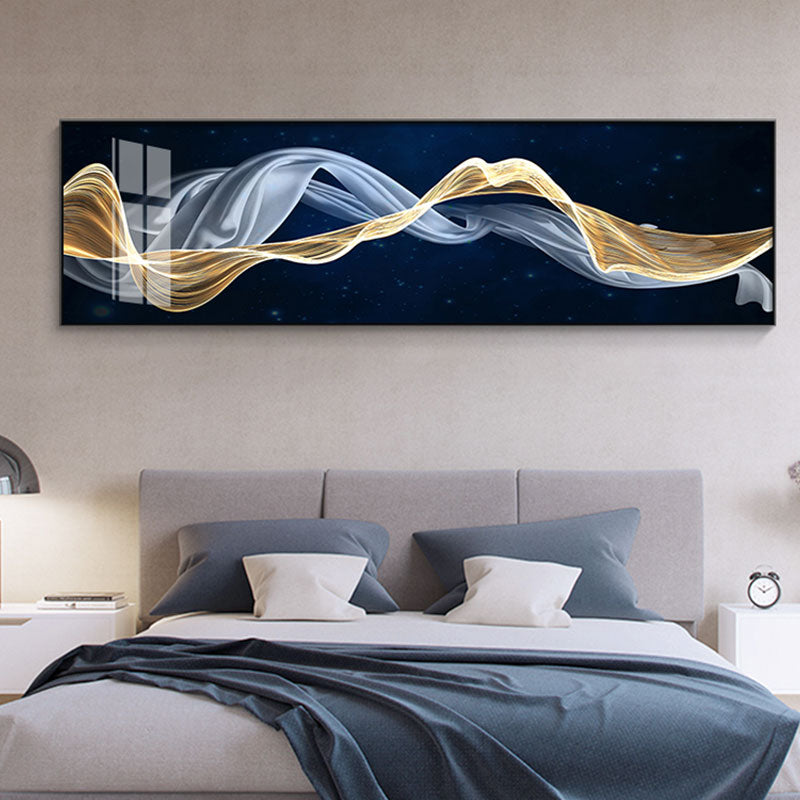 Abstract Flowing Wide Format Wall Art Fine Art Canvas Prints Modern Interior Decor Pictures For Living Room Above The Sofa Pictures For Above The Bed