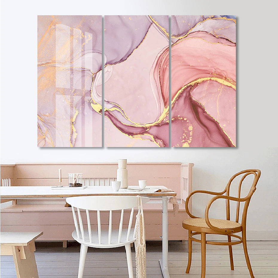 Abstract Colored Agate Marble Print Wall Art Fine Art Canvas Prints Skyscraper Format Pictures For Modern Living Room Bedroom Nordic Home Decor