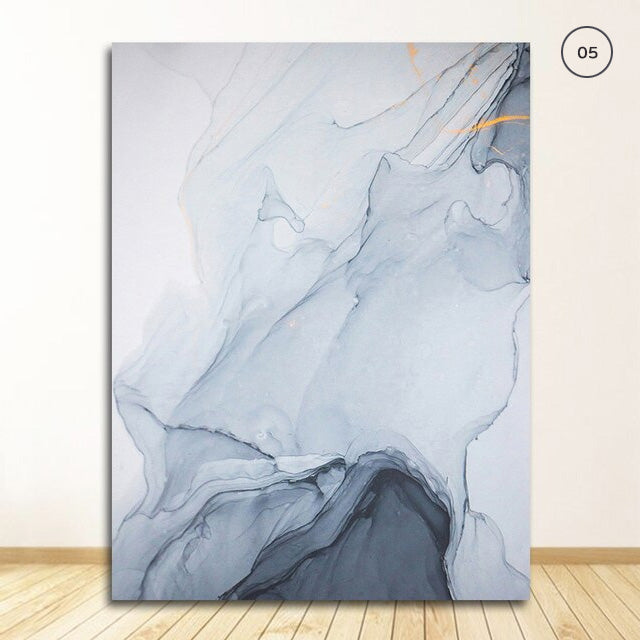 Art Pictures for Living room Modern Home Decor Geometric Agate Marble Abstract Canvas Painting Nordic s and Prints Wall