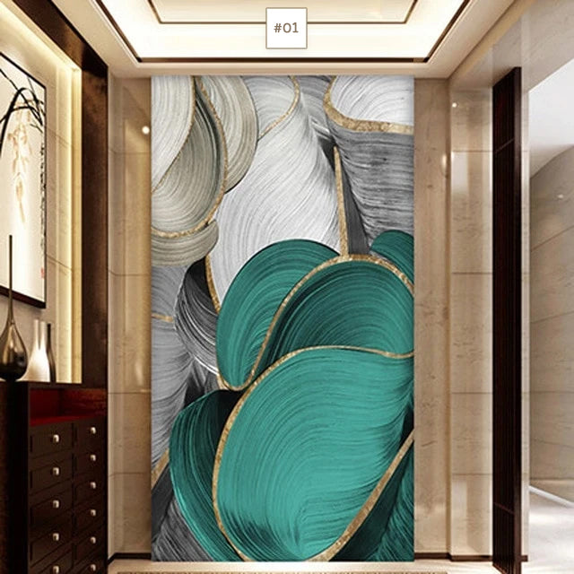 Abstract Flowing Ribbons Designer Luxury Wall Art Fine Art Canvas Prints Large Format Pictures For Living Room Dining Room Contemporary Home Office Decor