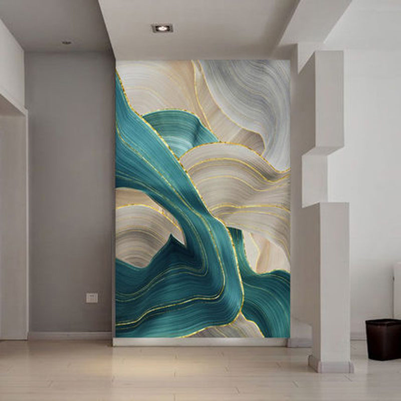 Abstract Flowing Ribbons Designer Luxury Wall Art Fine Art Canvas Prints Large Format Pictures For Living Room Dining Room Contemporary Home Office Decor