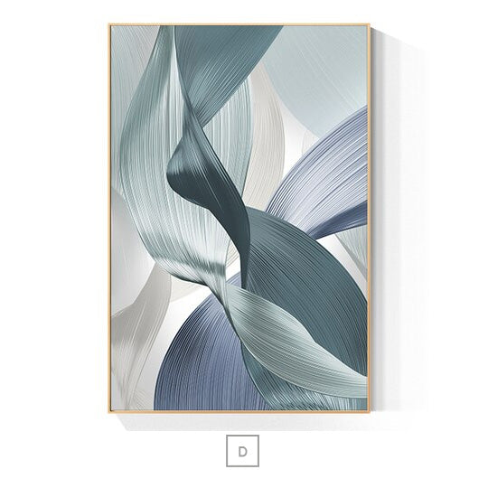Colorful Abstract Flowing Ribbon Wall Art Fine Art Canvas Prints Nordic Pictures For Modern Luxury Living Room Bedroom Home Office Interior Decor