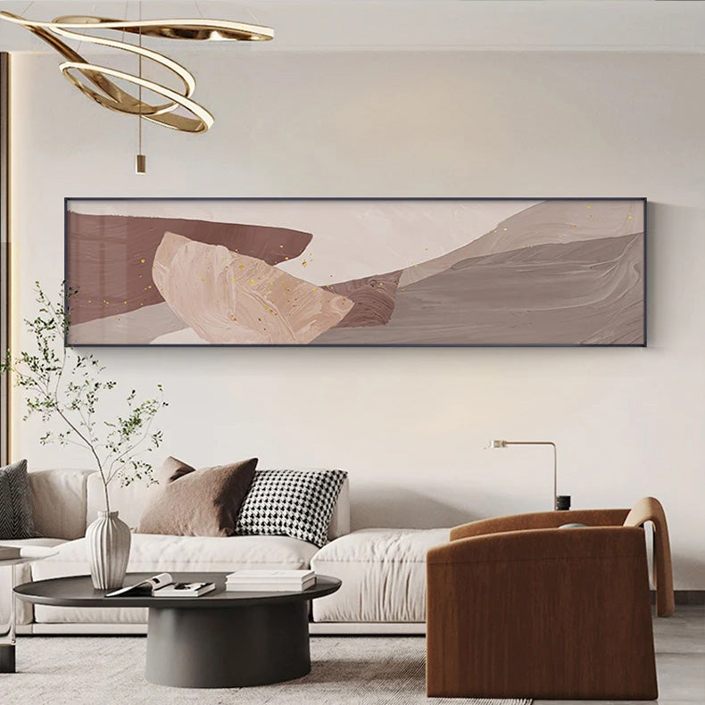 Contemporary Color Wide Format Wall Art Fine Art Canvas Prints Abstract Pictures For Living Room Above The Sofa Or Above The Bed
