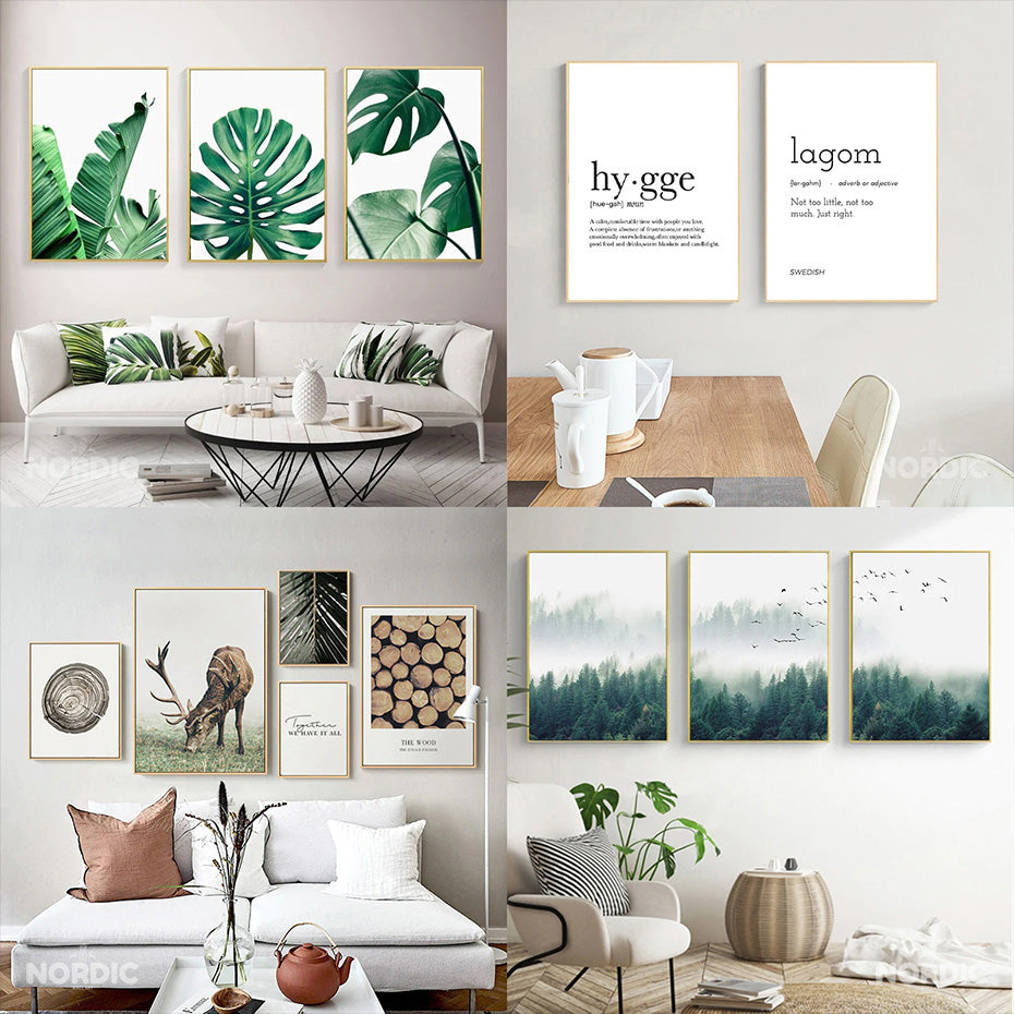 Nordic Essentials Collection - Inspirational Wall Decor For Modern Living