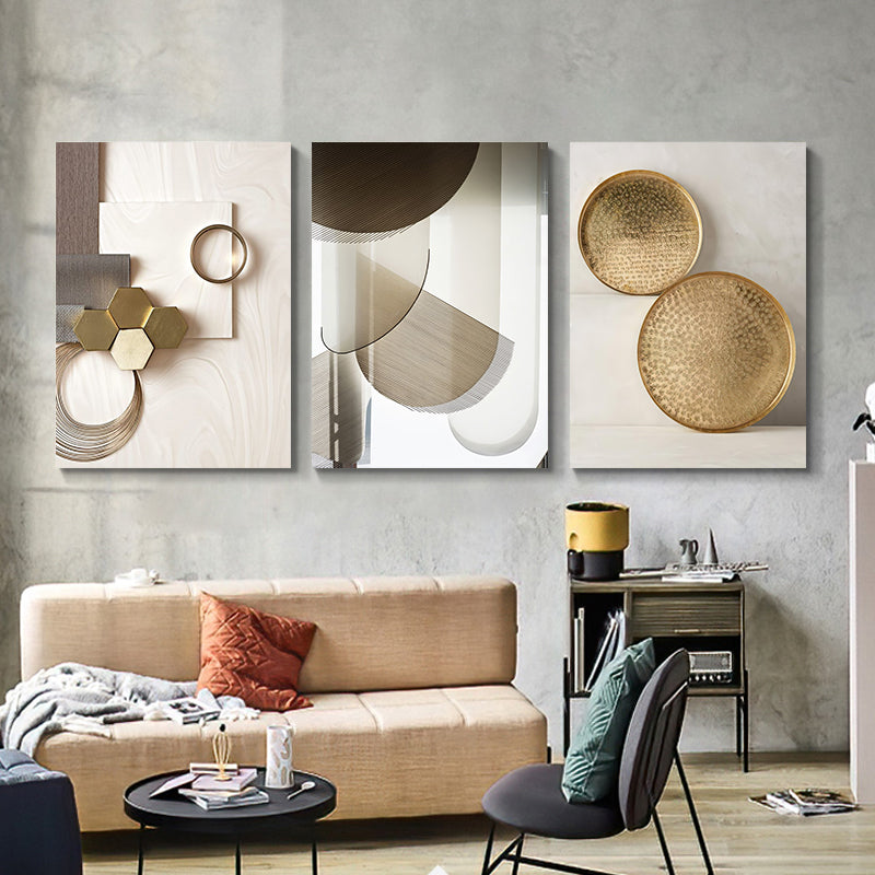 Featured Sale  Set of 3Pcs FRAMED Nordic Abstract Wall Art Fine Art Canvas Prints Framed With Wood Frame 20x30cm 30x40cm