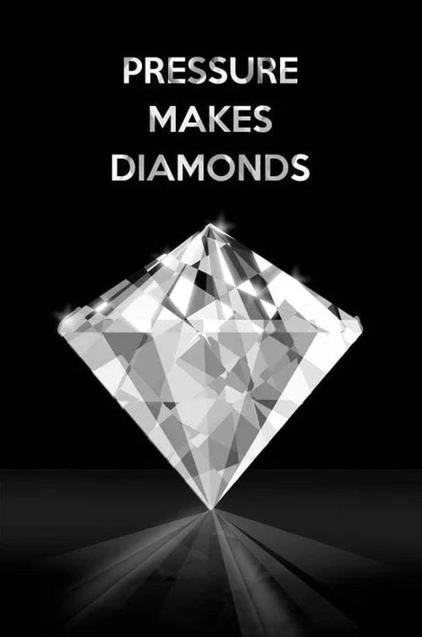 Diamond Motivational Wall Art Fine Art Canvas Prints Black White Daily Mantra Posters Pictures For Study Room Office Art Decor