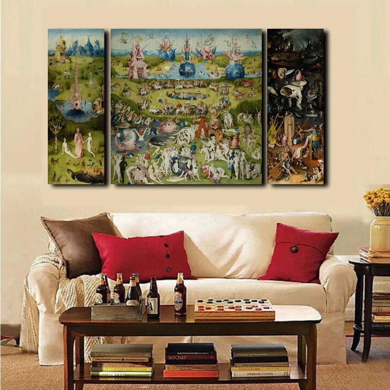Hieronymus Bosch The Garden Of Earthly Delights Print Canvas