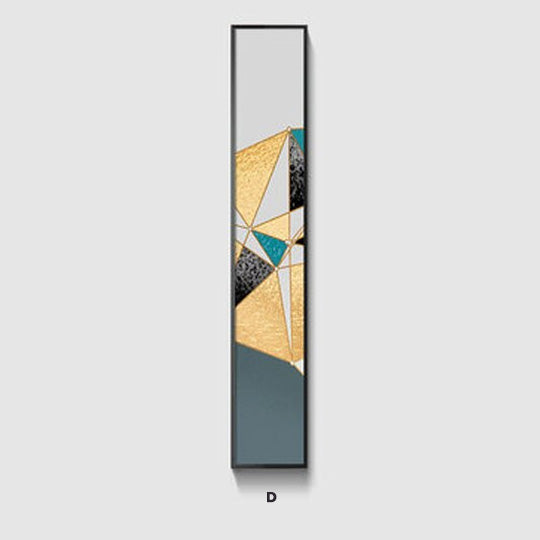 Light Luxury Slim Format Abstract Wall Art Vertical Format Fine Art Canvas Print Wide Format Pictures For Modern Living Room Nordic Bedroom Art Decor