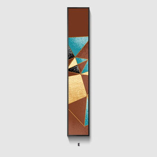 Light Luxury Slim Format Abstract Wall Art Vertical Format Fine Art Canvas Print Wide Format Pictures For Modern Living Room Nordic Bedroom Art Decor