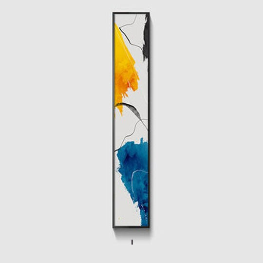 Light Luxury Slim Format Abstract Wall Art Vertical Format Fine Art Canvas Print Wide Format Pictures For Modern Living Room Nordic Bedroom Art Decor