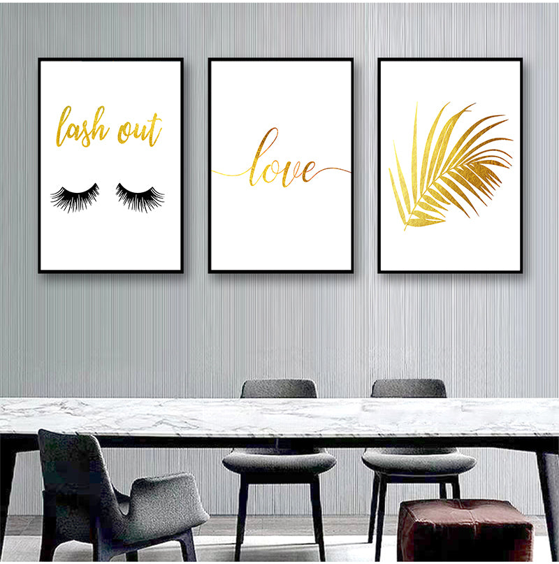 Lipstick Perfume Love Fashion Gallery Wall Art Fine Art Canvas Prints Modern Pictures For Bedroom Living Room Beauty Salon Makeup Studio Art Decor