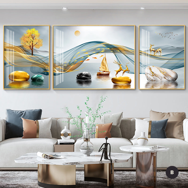 Modern Abstract Aesthetics Wall Art Fine Art Canvas Prints Surreal Pictures For Luxury Living Room Dining Room Luxury Home Office Interiors