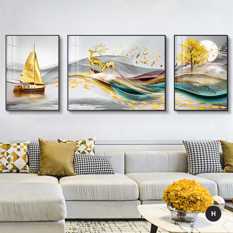 Modern Abstract Aesthetics Wall Art Fine Art Canvas Prints Surreal Pictures For Luxury Living Room Dining Room Luxury Home Office Interiors