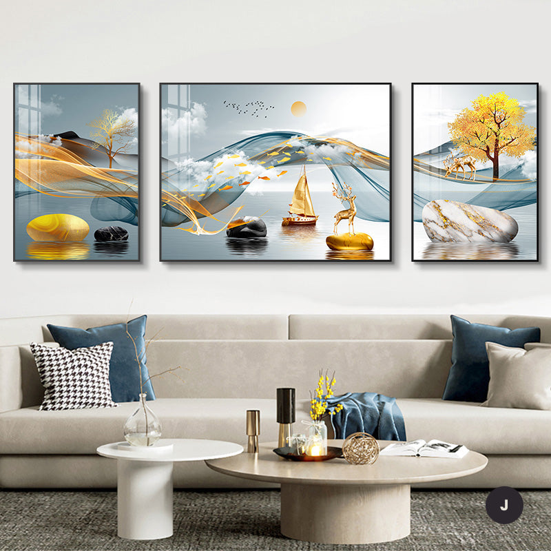 Modern Abstract Aesthetics Wall Art Fine Art Canvas Prints Surreal Pictures For Luxury Living Room Dining Room Luxury Home Office Interiors