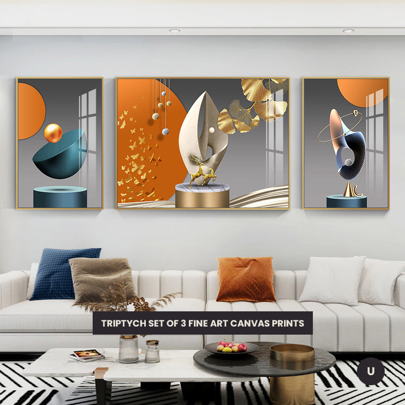 Modern Abstract Aesthetics Wall Art Fine Art Canvas Prints Surreal Pictures For Luxury Living Room Dining Room Luxury Home Office Interiors