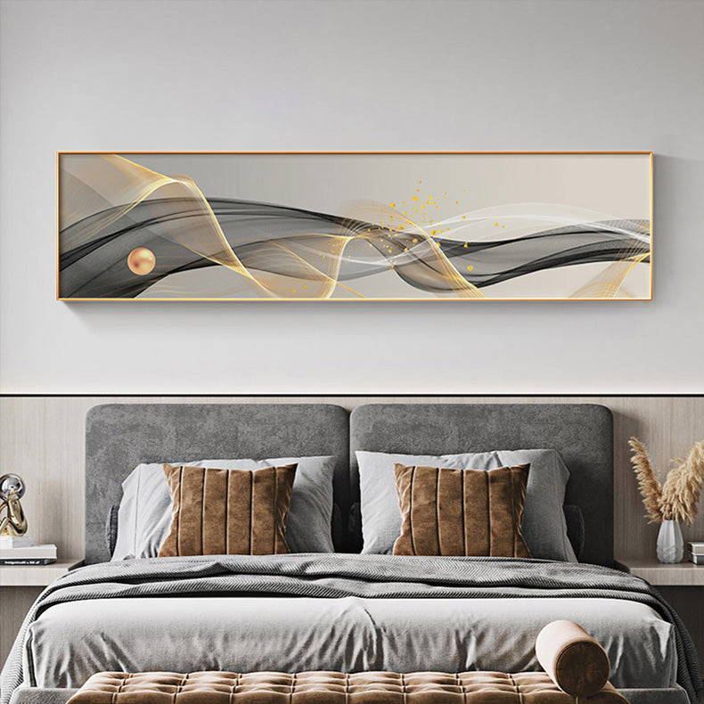 Modern Abstract Flowing Landscape Wall Art Fine Art Canvas Prints Wide Format Picture For Above The Bed Living Room Pictures For Above Sofa