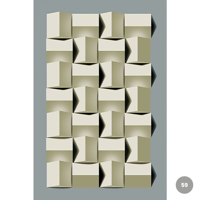 Modern Aesthetics Abstract Geometric Wall Art Fine Art Canvas Prints Pictures For Loft Apartment Living Room Dining Room Luxury Home Office Interiors