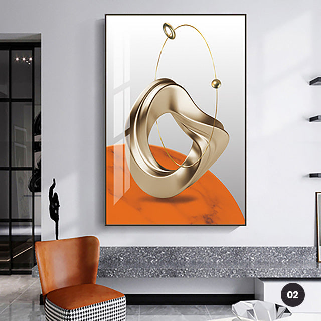 Modern Aesthetics Flowing Abstract Wall Art Fine Art Canvas Prints Surreal Pictures For Luxury Loft Living Room Dining Room Home Office Interior Decor