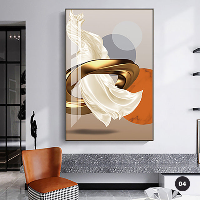 Modern Aesthetics Flowing Abstract Wall Art Fine Art Canvas Prints Surreal Pictures For Luxury Loft Living Room Dining Room Home Office Interior Decor