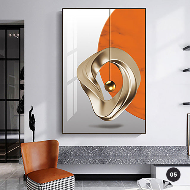 Modern Aesthetics Flowing Abstract Wall Art Fine Art Canvas Prints Surreal Pictures For Luxury Loft Living Room Dining Room Home Office Interior Decor