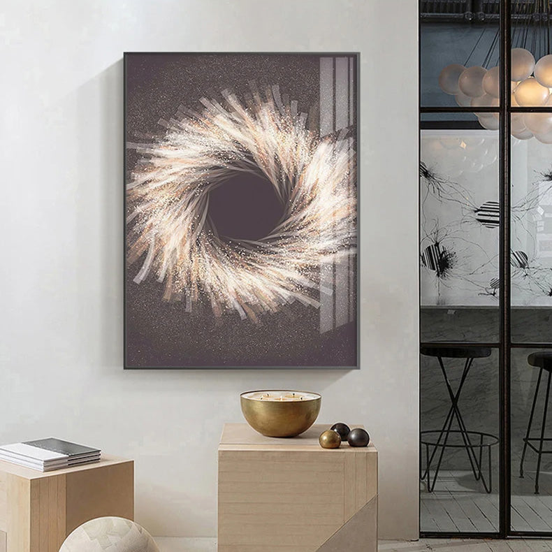 Modern Aesthetics Industrial Abstract Wall Art Fine Art Canvas Prints Minimalist Pictures For Living Room Dining Room Boutique Hotel Room Art Decor