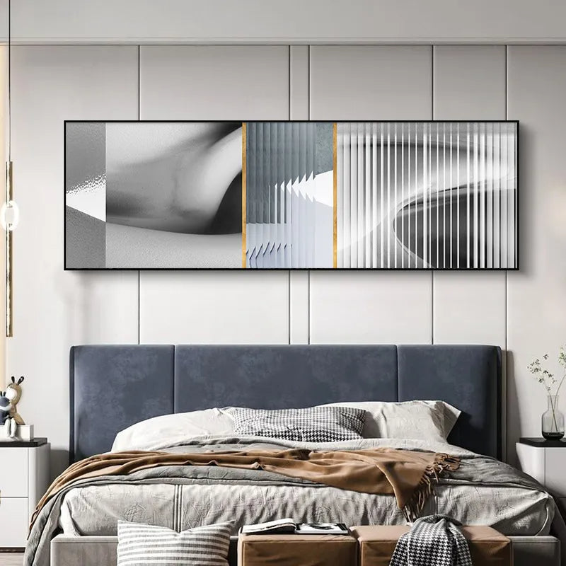 Modern Industrial Abstract Wide Format Wall Art Fine Art Canvas Prints Living Room Pictures For Above The Sofa Prints For Above The Bed