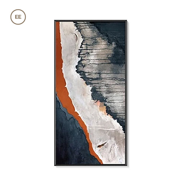 Modern Nordic Abstract Elements Vertical Format Wall Art Fine Art Canvas Prints Wide Format Pictures For Entrance Hallway Living Room Home Office Decor