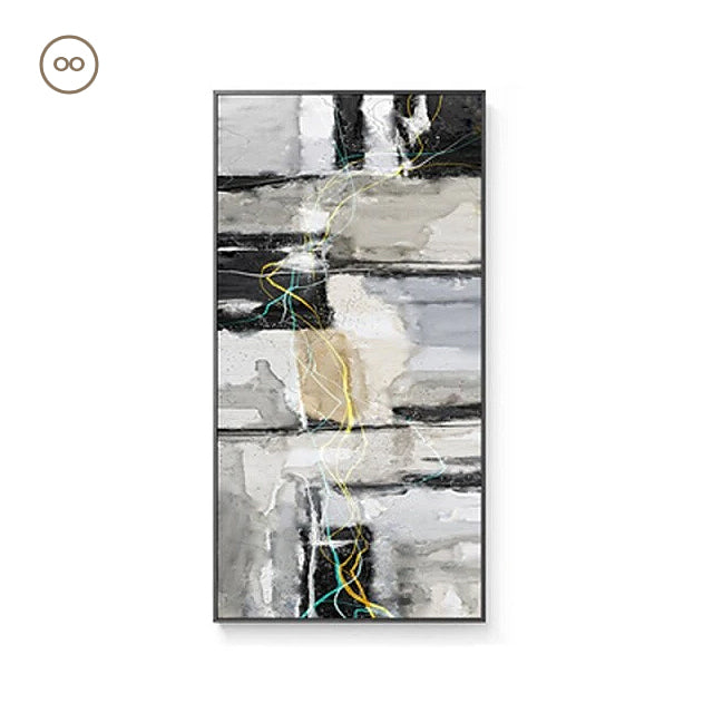 Modern Nordic Abstract Elements Vertical Format Wall Art Fine Art Canvas Prints Wide Format Pictures For Entrance Hallway Living Room Home Office Decor