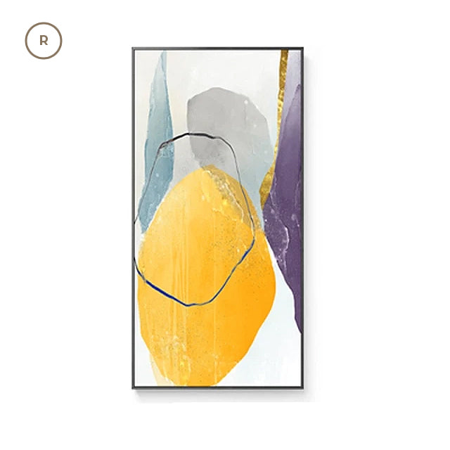 Modern Nordic Abstract Elements Vertical Format Wall Art Fine Art Canvas Prints Wide Format Pictures For Entrance Hallway Living Room Home Office Decor