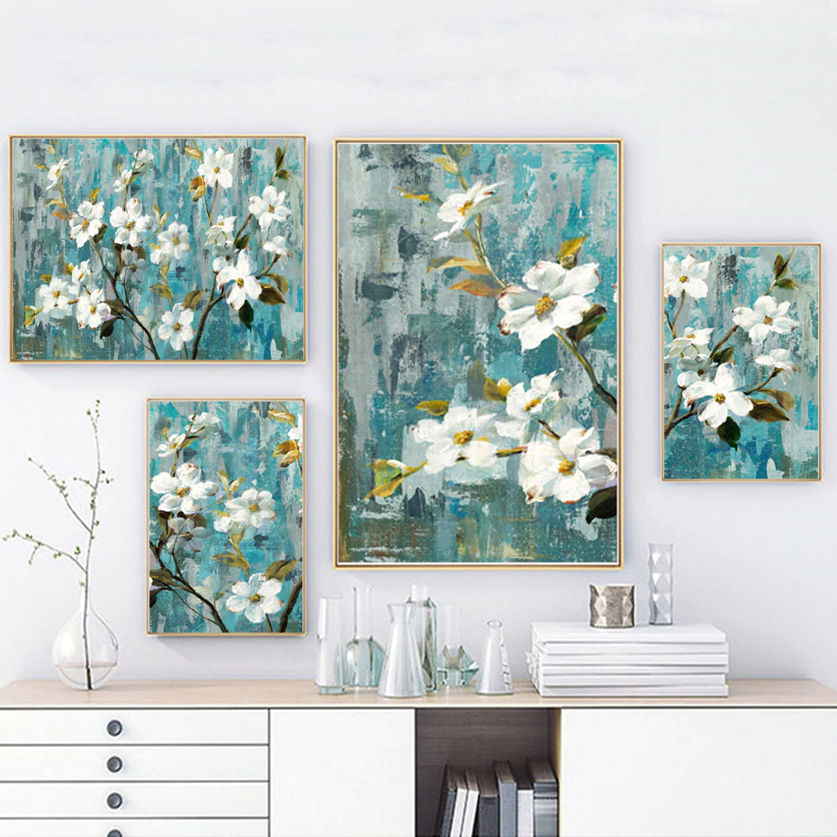 floral wall art painting