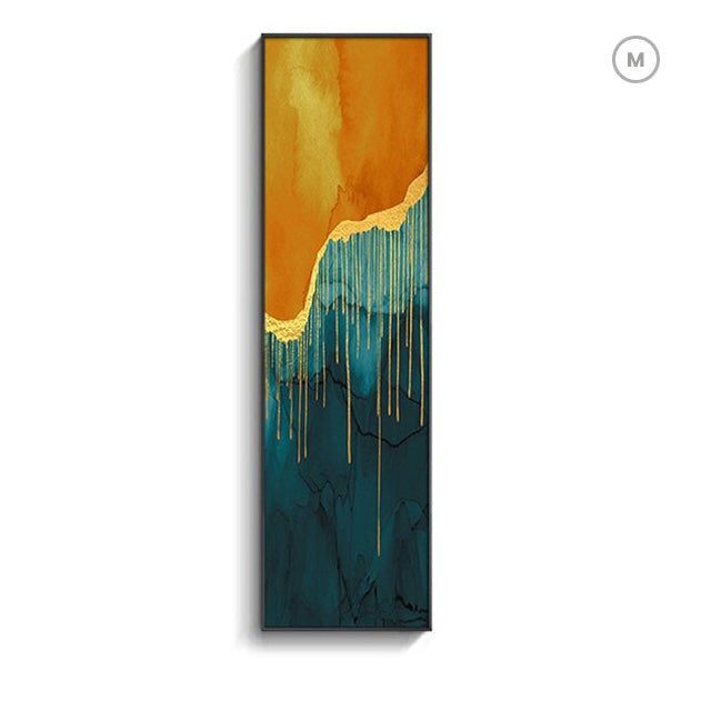 Nordic Abstract Liquid Geomorphic Wall Art Fine Art Canvas Prints Colorful Vertical Format Pictures For Modern Apartment Living Room Home Art Decor