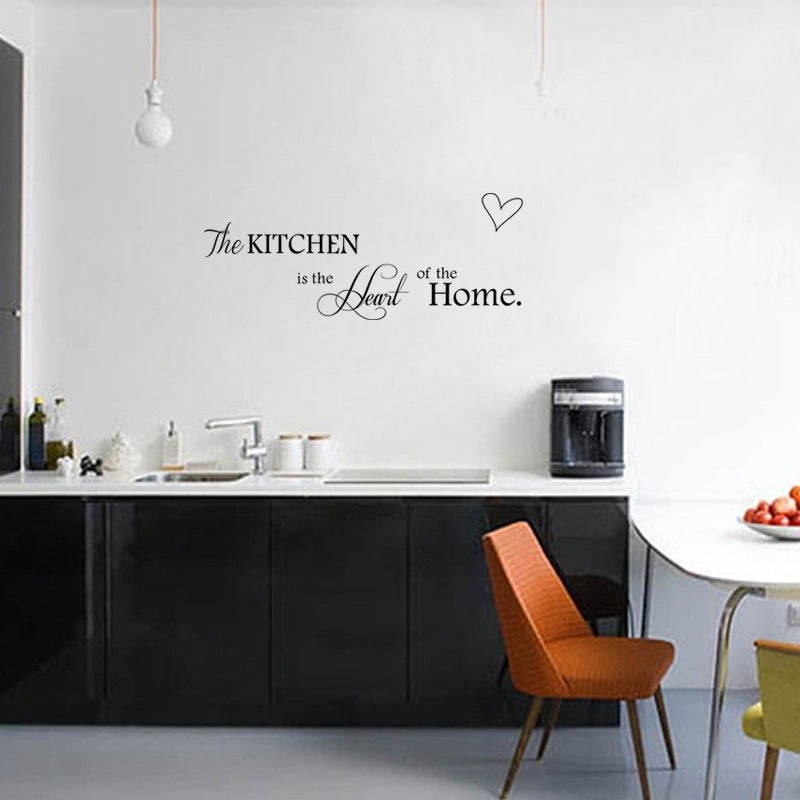 Quote For Kitchen Wall Removable Vinyl Wall Decal Peel-and-stick PVC W ...