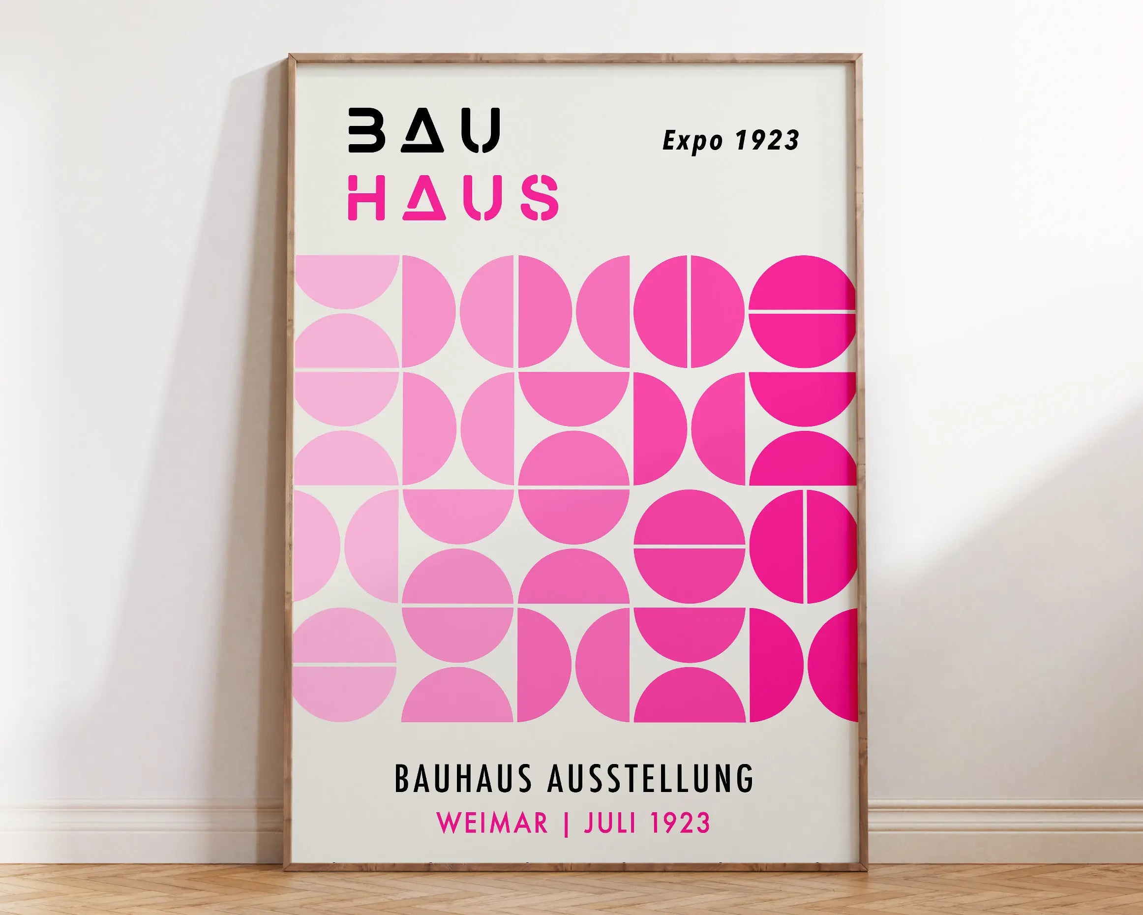 Coloful Vintage Retro Geometric Abstract Bauhaus Expo Art Gallery Poster Wall Art Fine Art Canvas Prints Pictures For Living Room Home Office Decor