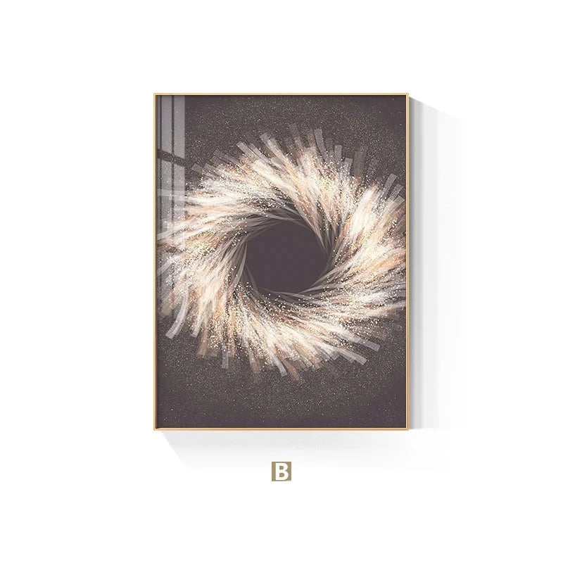 Modern Aesthetics Industrial Abstract Wall Art Fine Art Canvas Prints Minimalist Pictures For Living Room Dining Room Boutique Hotel Room Art Decor