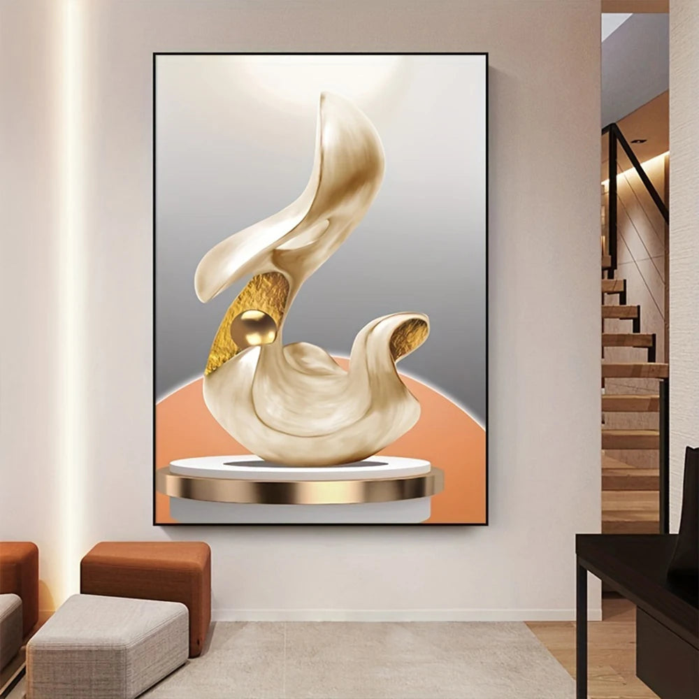 Modern Aesthetics Abstract Still Life Wall Art Fine Art Canvas Prints Light Luxury Pictures For Living Room Dining Room Home Office Decor