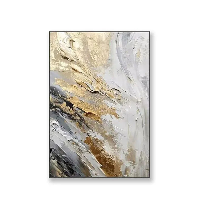 * Hand Painted * Large Format Textured Abstract Acrylic Oil Painting For Living Room Entrance Hall Foyer Contemporary Home Office Decor