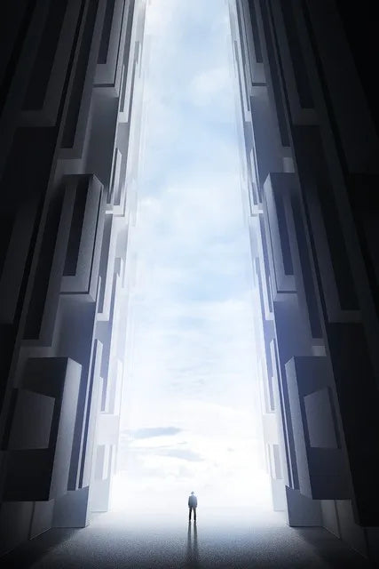 Modern Architectural Abstract Landscapes Wall Art Fine Art Canvas Prints Pictures For Studio Home Office Foyer Inspirational Art Decor