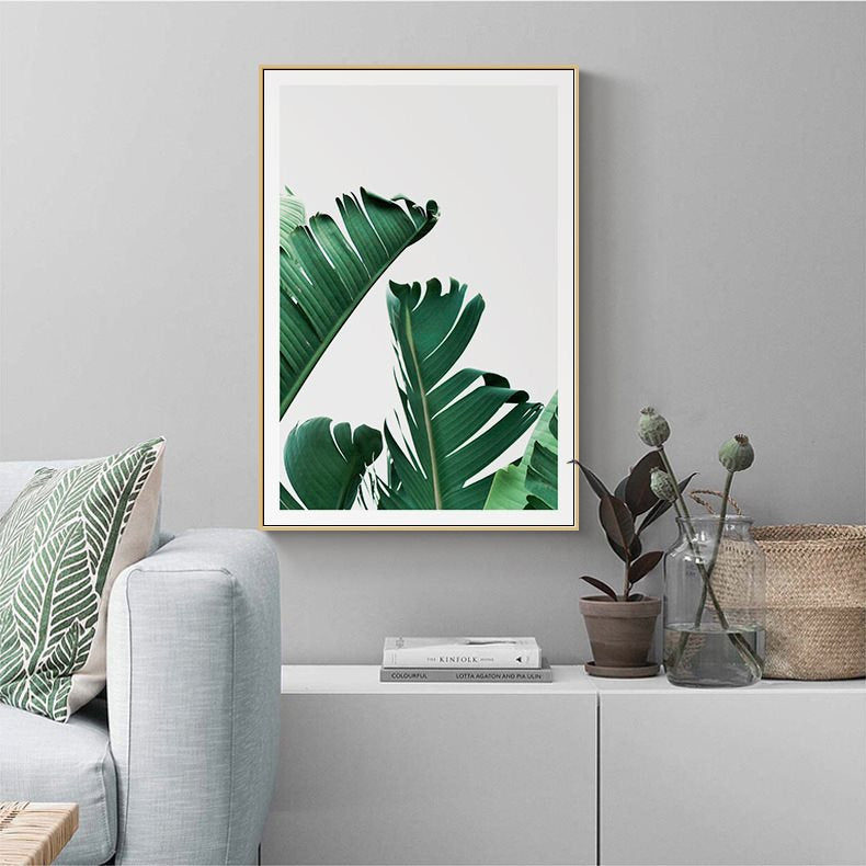 Tropical Palm Leaves Catching The Breeze Botanical Wall Art Nordic ...