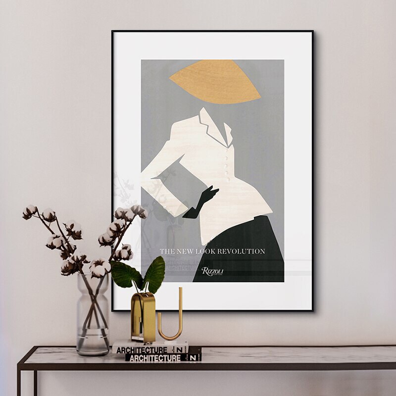 Poster Master Luxury Shop Poster - Store Front Print - High Fashion Art - Architecture Art - Gift for Men, Women & Fashionista - Chic Wall Decor for
