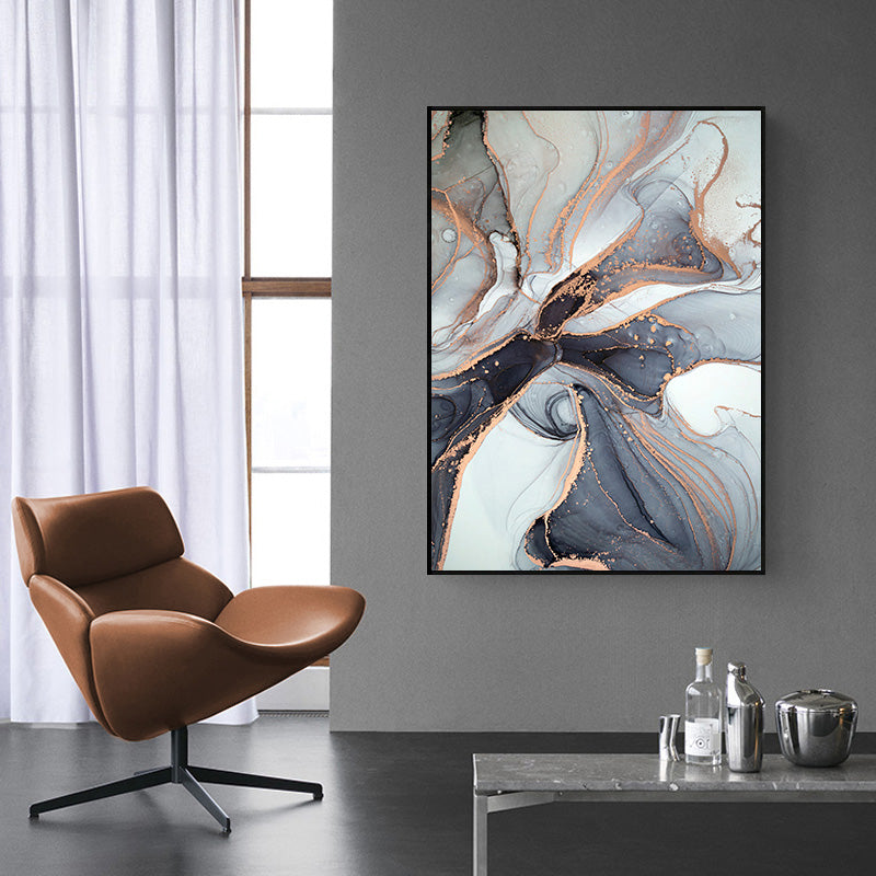 Abstract Liquid Marble Print Wall Art Fine Art Canvas Prints Chic Fashion Pictures For Modern Living Room Bedroom Home Office Interior Decor