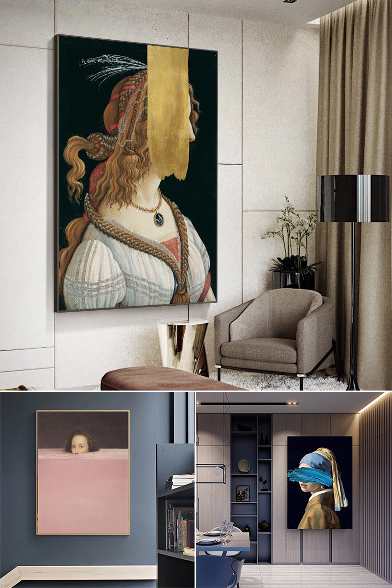 The Vintage Vogue Abstract Gallery Wall Art Collection.