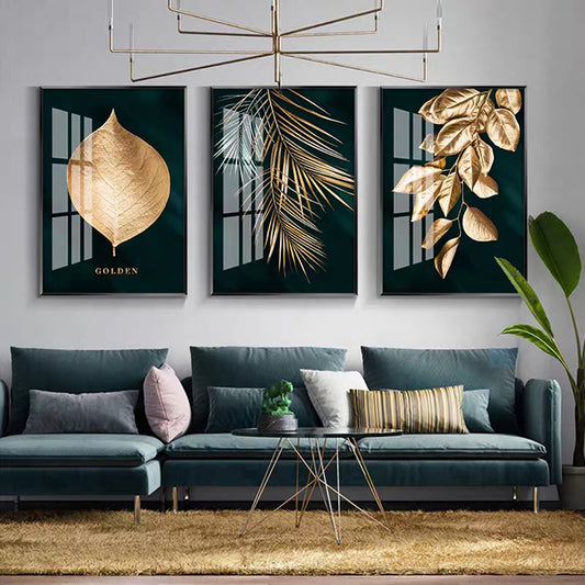Luxury Abstract Tree Painting Gold Leaf Canvas Prints And Poster, Living  room Large Wall Art, Wall Art for Aesthetic Decor, Large Tree Tower  Landscape Painting - Wolfantique