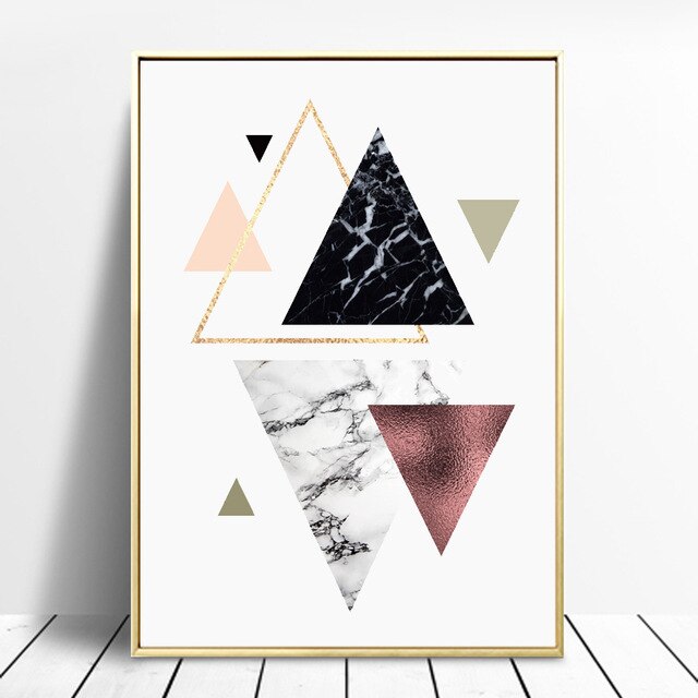 geometric triangle artwork