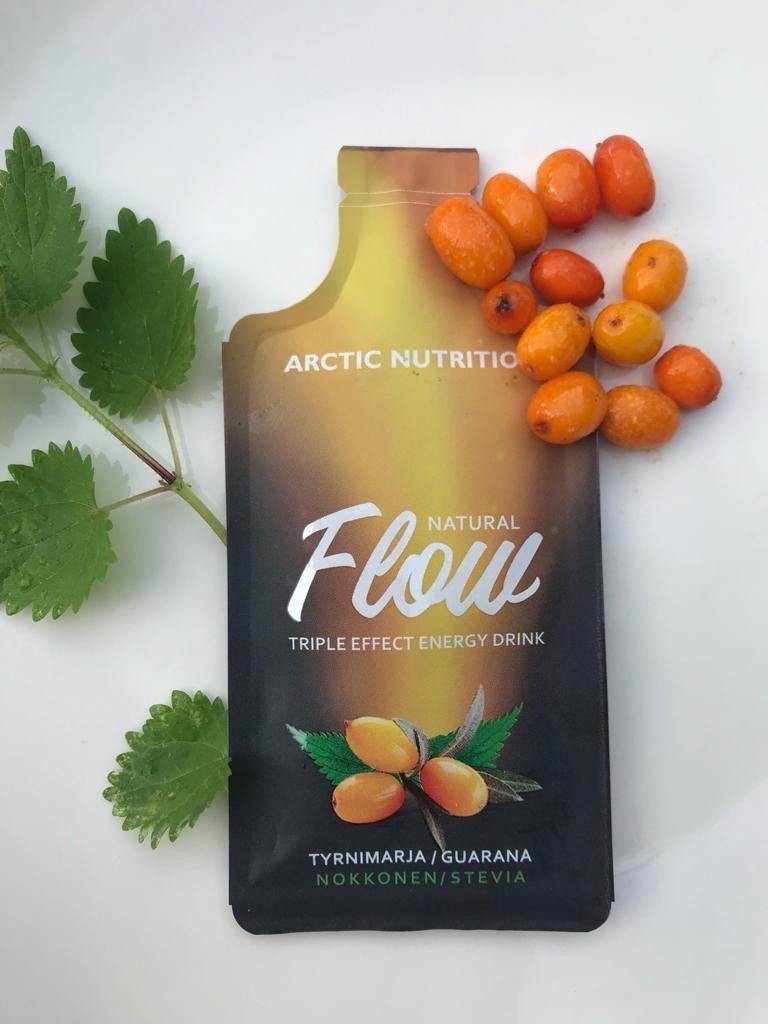 Arctic Nutrition Natural Flow -juoma - Uutuusmaku: TYRNI - ihon  hyvinvointia, energiaa, rasvanpolttoa ja solusuojaa UUTUUS! 