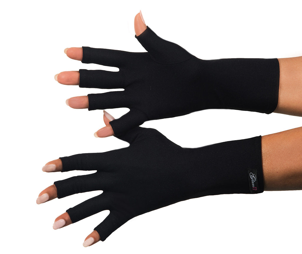 polyester fingerless gloves