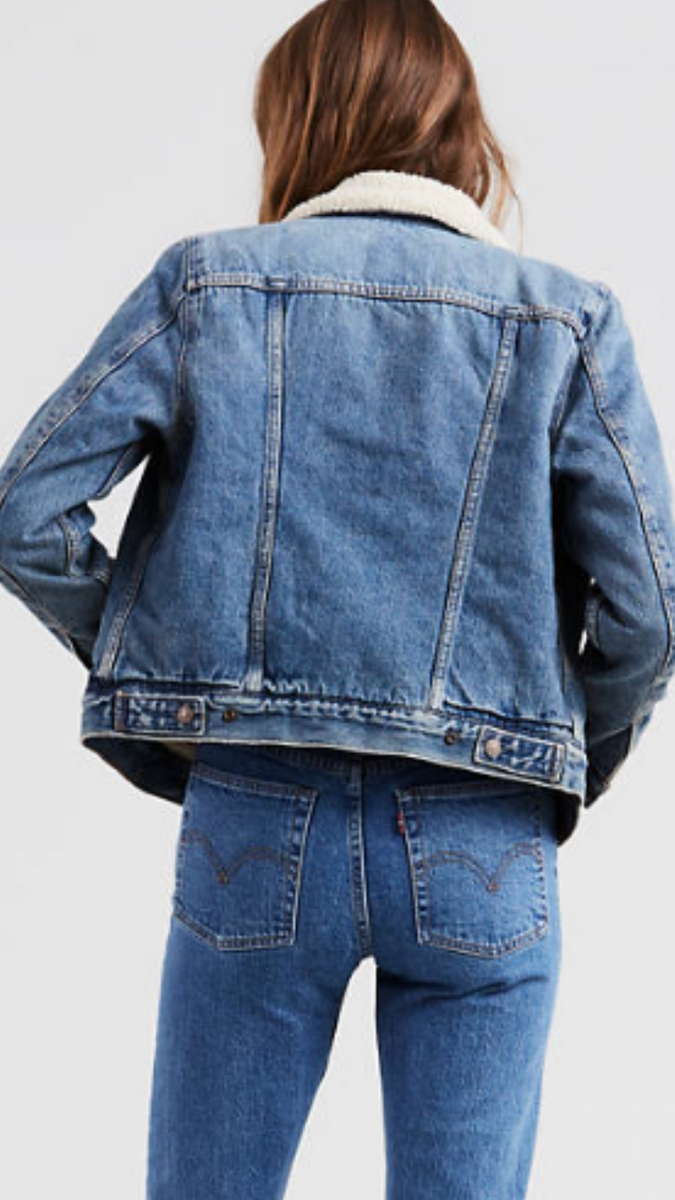 Levi's Sherpa Jean Jacket Extremely Lovable – Four Seasons Clothing